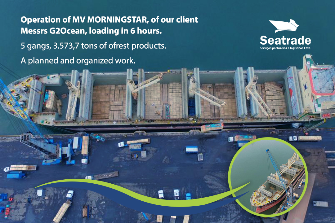 Operation of MV MORNINGSTAR of our clinet Messrs G2Ocean