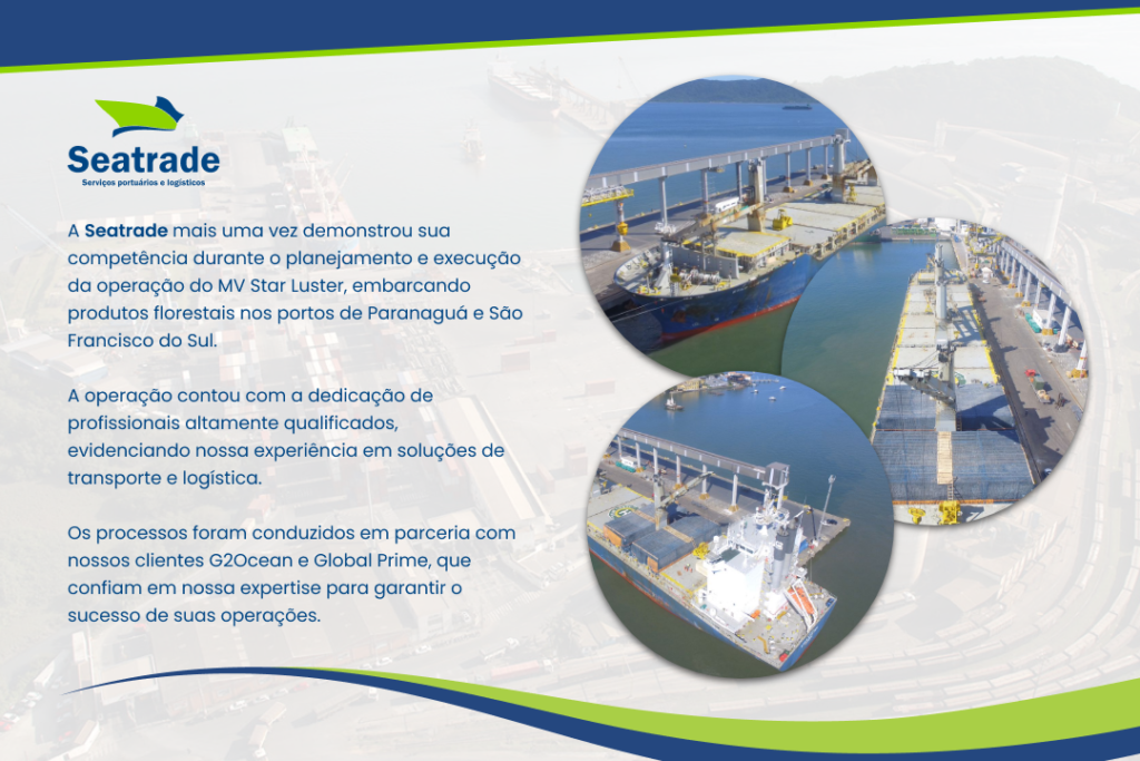 Seatrade, G2Ocean e Global Prime: operação MV Star Luster
