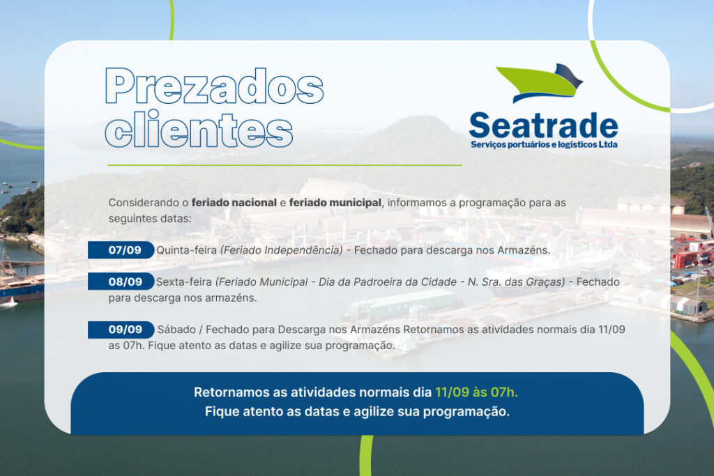 Informativo de Feriado