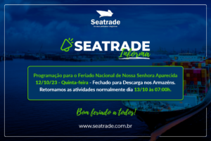 Informativo de Feriado Nacional de Nossa Senhora Aparecida