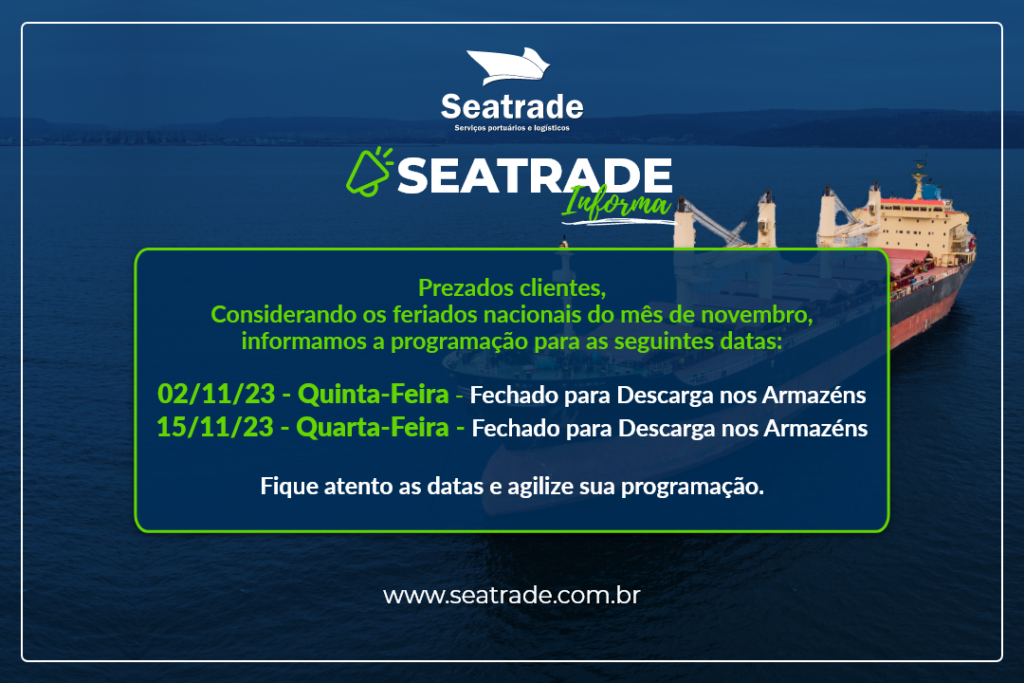 Informativo de Feriados de Novembro